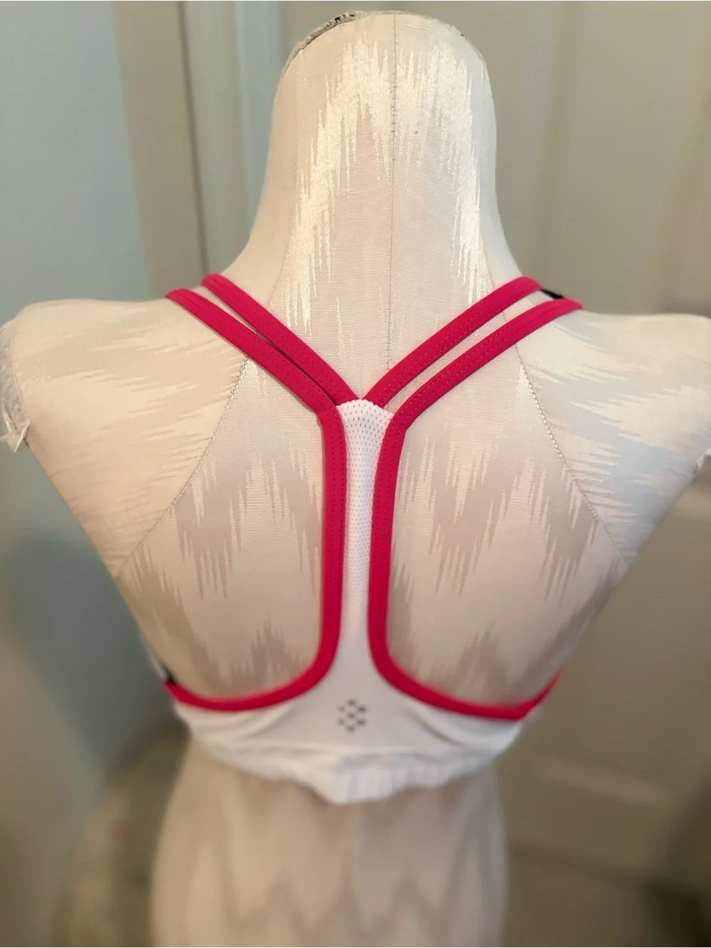 Nike Navy Sports Bra with Pink Trim L 12-14